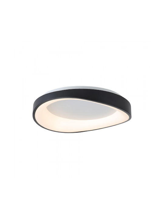 Inlight Deckenleuchte 52cm Schwarz mit Integrie...