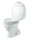 Tema Kinder Stehende Toilette mit Spülung Weiß