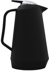 Aria Trade Jug Thermos Plastic Black 1lt with Handle