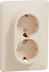 Schneider Electric Sedna Design Διπλή Χωνευτή Π...