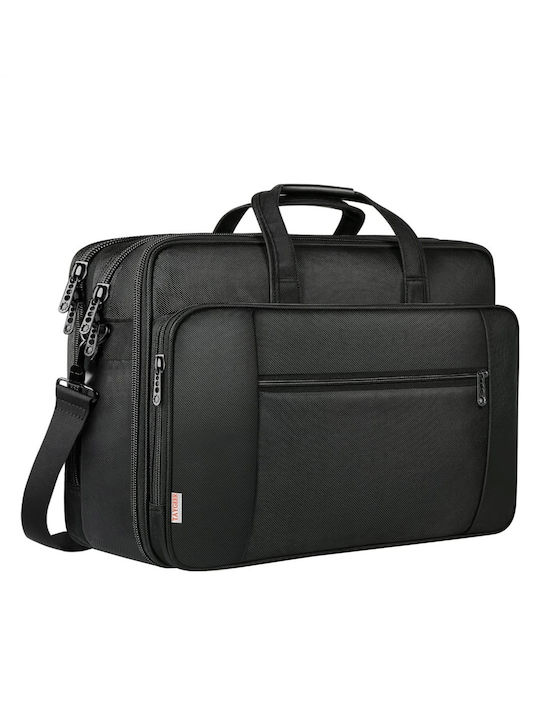 Taygeer 1084 Messenger Τσάντα Laptop Αδιάβροχη 17.3" σε Μαύρο χρώμα