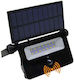 Adeleq Waterproof Solar LED Flood Light 8W Natural White 4000K with Motion Sensor IP65