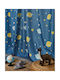 Whitegg Kids Rod Pocket Curtain Πλανήτες Blue 260x280cm
