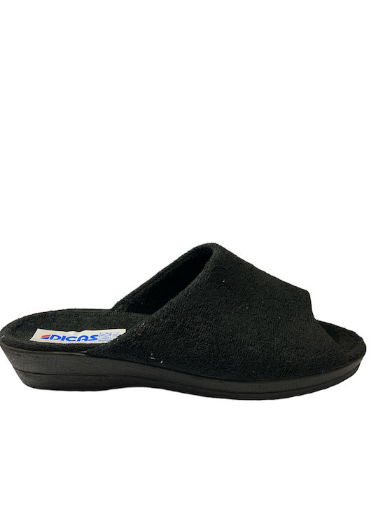 Dicas Terry Women's Slippers Black