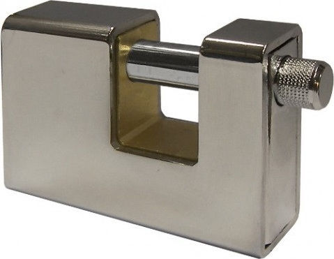 F.lli Facchinetti Bronze Padlock Monoblock with Key 75mm 1pcs