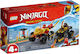 Lego Ninjago Kai and Ras's Car and Bike Battle für 4+ Jahre