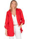Silia D Long Women's Blazer Red