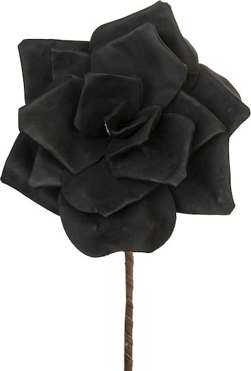 Ramură Decorativă Artificială Trandafir 1695 Negru 60cm Art et Lumiere