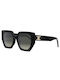 Celine Women's Sunglasses with Black Plastic Frame and Gray Gradient Lens CL40239F-01F