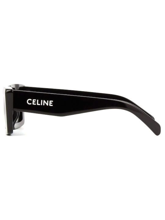 Celine Γυναικεία Γυαλιά Ηλίου με Μαύρο Κοκκάλινο Σκελετό και Μαύρο Φακό CL40214U-01A
