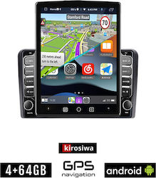 Kirosiwa Car-Audiosystem für Seat Leon Skoda Octavia Volkswagen Golf / Polo / Passat / Sharan 2010> (Bluetooth/USB/WiFi/GPS/Apple-Carplay) mit Touchscreen 9.7"