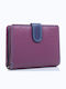 Small Leather Women's Wallet Classic Purple/Lilac
