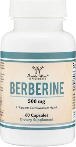 Double Wood Berberine HCL 500mg Ειδικό Συμπλήρωμα Διατροφής 60 κάψουλες