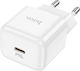Hoco Ladegerät ohne Kabel mit USB-C Anschluss 30W Stromlieferung Weißs (N32 Glory)