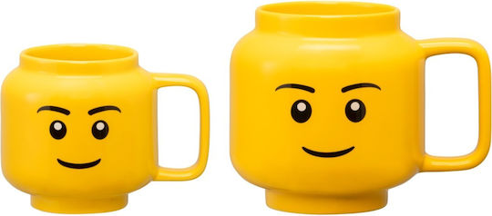 LEGO Ceramic Mug in Various Designs Yellow 255ml (Various Designs) LEGO Ceramic Mug in Various Designs Yellow 255ml (Various Designs)