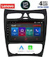 Lenovo Car-Audiosystem für Mercedes-Benz CLK-Klasse 2000-2004 (Bluetooth/USB/AUX/WiFi/GPS) mit Touchscreen 9"