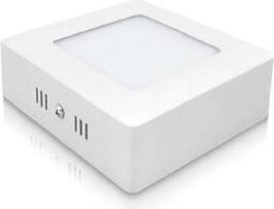 Fos me Square Outdoor LED Panel 12W with Natural White Light 4000K 17x17cm