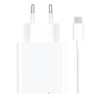 Xiaomi Φορτιστής με Θύρα USB-A και Καλώδιο USB-C 67W Λευκός (MDY-12-EH Bulk)