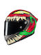 HJC RPHA 11 Full Face Helmet with Pinlock and Sun Visor 1300gr Marvel Toxin Mc1sf 18197105-111