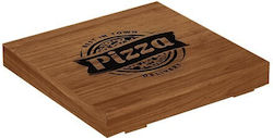 Σετ 100 Χάρτινα Κουτιά Πίτσας Kraft 28x28x4εκ. BEST IN TOWN