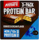 Korona-M FitMeUp Protein Bars with 40% Protein & Flavor Cookies & Cream 3x90gr