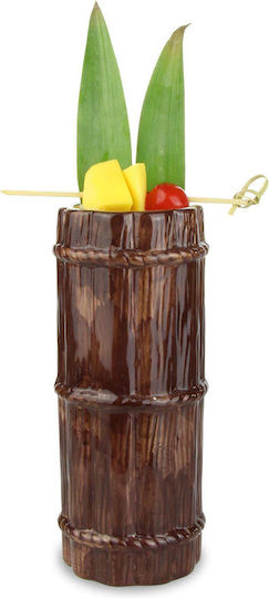 Horecabar Glass Cocktail/Drinking made of Ceramic in Brown Color 470ml
