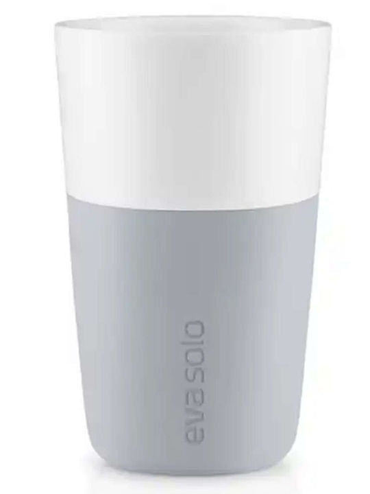 Eva Solo Set Căni Maro Din porțelan Gri 360ml 2buc