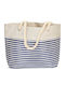 Benzi Fabric Beach Bag Blue