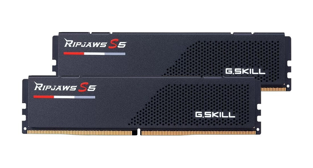 G.Skill Ripjaws S5 64GB DDR5 RAM με 2 Modules (2x32GB) και Ταχύτητα 6000 για Desktop