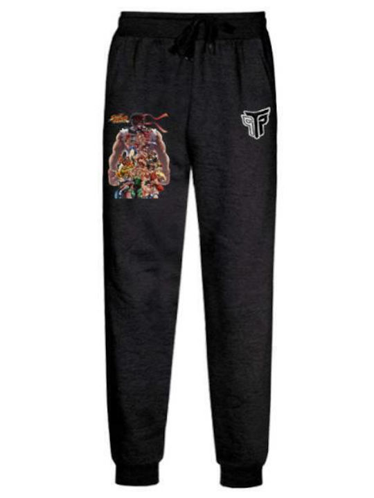 Takeposition Men's Sweatpants with Rubber Black