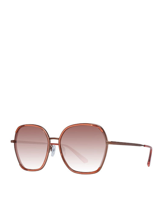 Ted Baker Women's Sunglasses with Red Frame and Red Gradient Lens TB1637 220