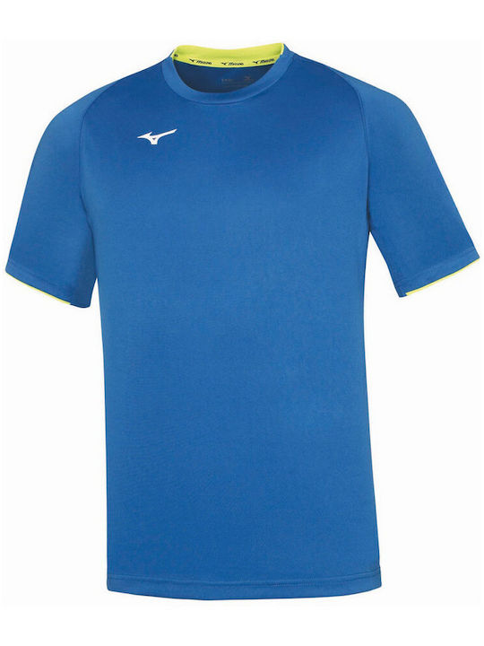 Core Sportliches T-Shirt Royal/Yellow Fluo