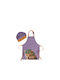 Maxwell & Williams Wild Planet Kids Apron with Chefs Hat Purple 55x41cm 2pcs