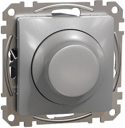 Schneider Electric Sedna Χωνευτός Διακόπτης Dimmer χωρίς Πλαίσιο LED Περιστροφικός 360W σε Λευκό Χρώμα