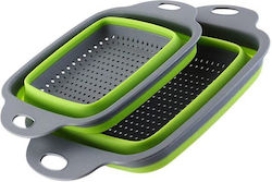 Aria Trade Silicone Colander 29x22cm 2pcs