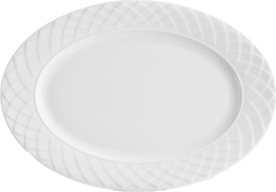 Ionia Serving Platter Oval made of Porcelain White 25cm
