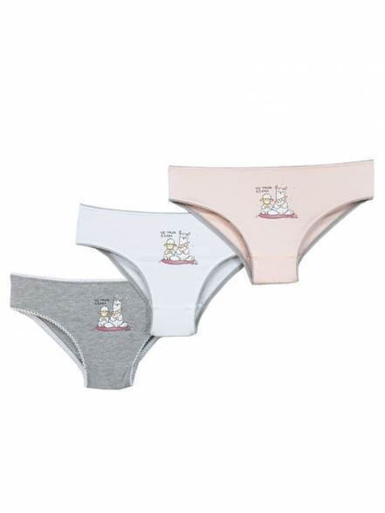 Happy People Kids Set with Briefs Multicolored 3pcs