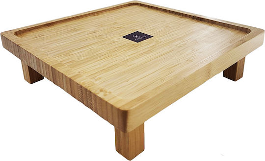 Casa Wooden Sushi Serving Platter 25x25x7cm