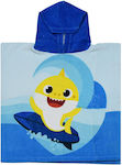 Stamion Παιδικό Πόντσο Θαλάσσης Καρχαρίας Μπλε 50 x 100εκ.