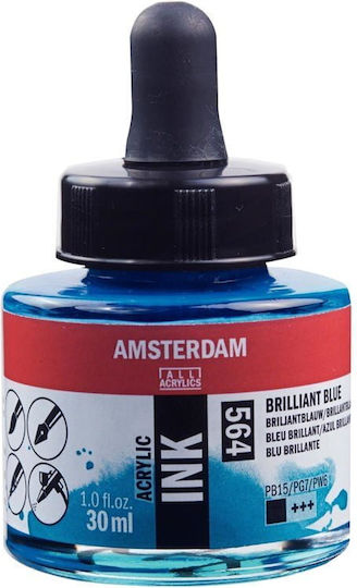 Royal Talens Amsterdam All Acrylics Acrylic Paint Set Brilliant Blue 564 30ml 1Stück