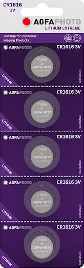 AgfaPhoto ΑgfaPhoto Baterii Litiu pentru ceasuri CR1616 3V 5buc