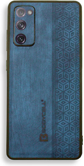 Bodycell Pattern Back Cover Piele Albastru (Galaxy S20 FE)