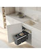 Blanco Metal Cupboard Shelf Silver