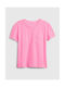 GAP Kinder-T-Shirt Rosa