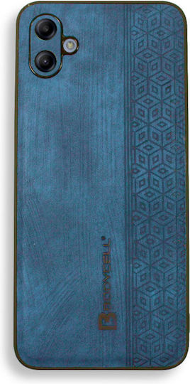 Bodycell Pattern Back Cover Δερμάτινο Μπλε (Samsung A04E)