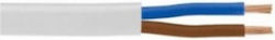 Jager Power Cord with Cable Properties 2x1.5mm² White 100m HO5VVF/2X1.5 Jager Power Cord with Cable Properties 2x1.5mm² White 100m HO5VVF/2X1.5