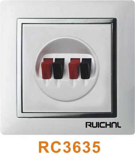 RC3635 Complete Audio & Video Speakers Socket White 363501