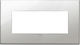 Vimar Switch Frame Silver 22649.81
