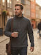 TRF532 Ανδρική Ζακέτα Fleece Γκρι