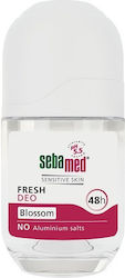 Sebamed Fresh Deodorant Blossom Deodorant 24h sub formă de Roll-On Fără aluminiu 50ml